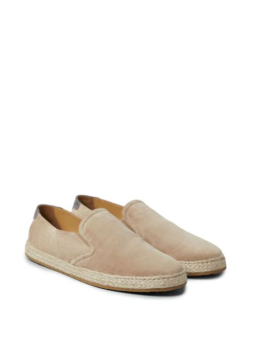 Sand beige leather/suede man loafer BRUNELLO CUCINELLI | MZUSISI837CUU24